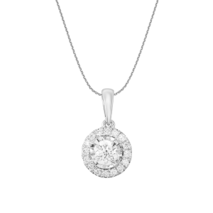 Smw003 Mặt Dây Halo Tròn 1 Viên Kim Cương 18.400.000 Giảm 16% Còn 15.456.000