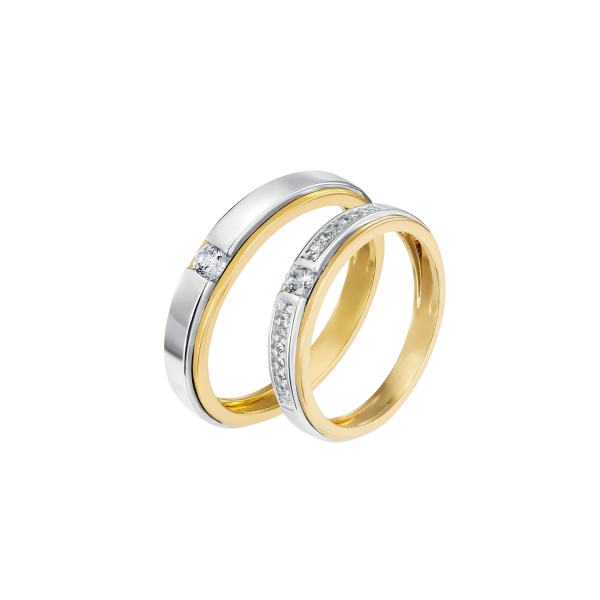 Sncw025 NhẪn CƯỚi ViÊn ChỦ + Kim TẤm 43.848.000 Giảm 16% Còn 36.833.000